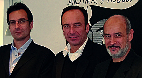 Les fondateurs de l'enseigne GAD, Gilles Masson, Antoine Barthuel et Daniel Fohr, se sont donné pour mot d'ordre de ne viser que les «grandes marques structurantes ».