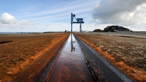 Quai des flamands dans le port de Cherbourg-Octeville. AFP