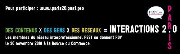 Paris 2.0. Interactions 2.0 le 30 Novembre 2010