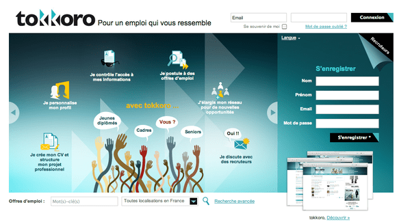 Bienvenue sur tokkoro - Pour un emploi qui vous ressemble