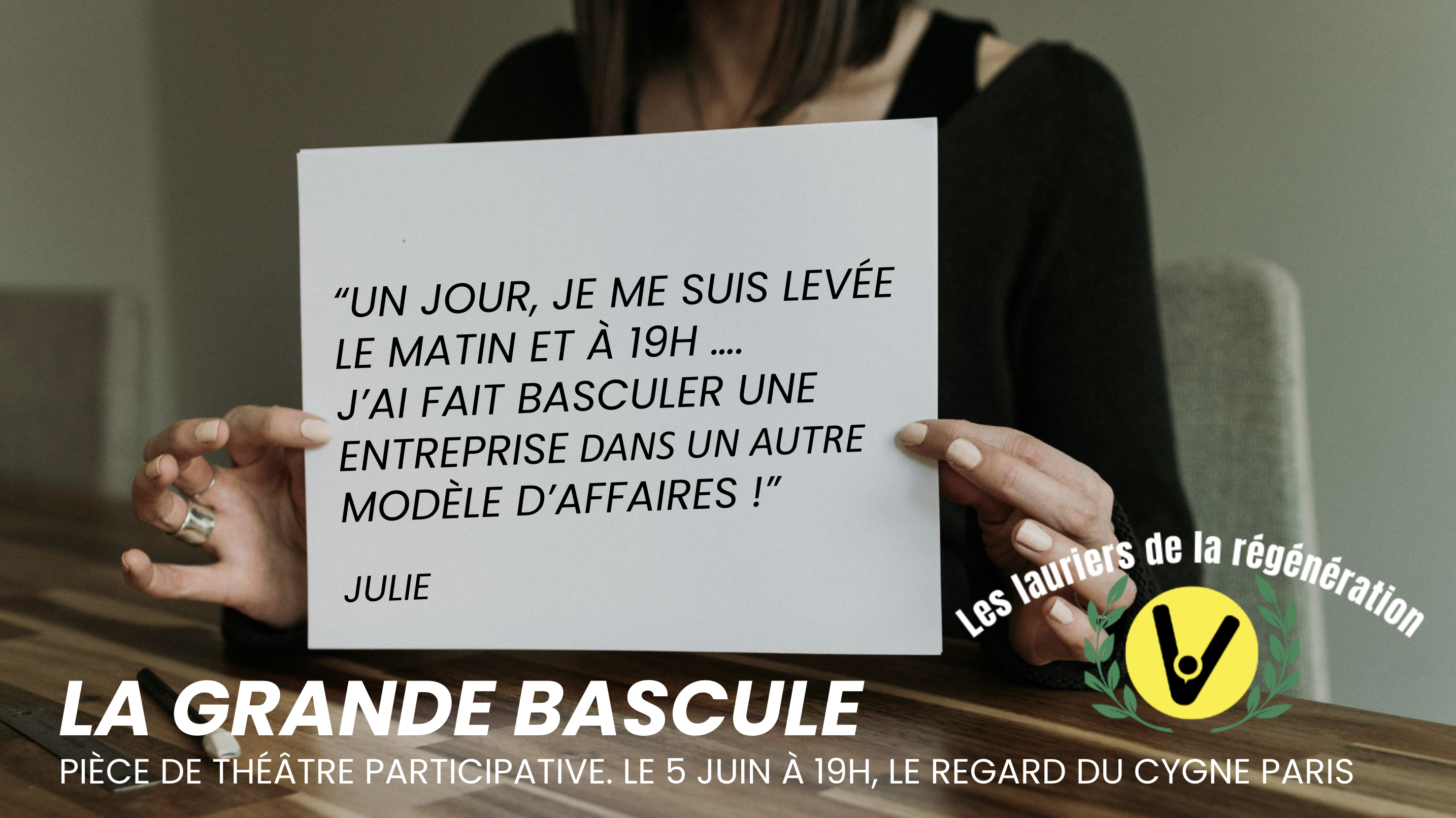 Pièce de théatre participative « LA GRANDE BASCULE » par nous sommes vivants